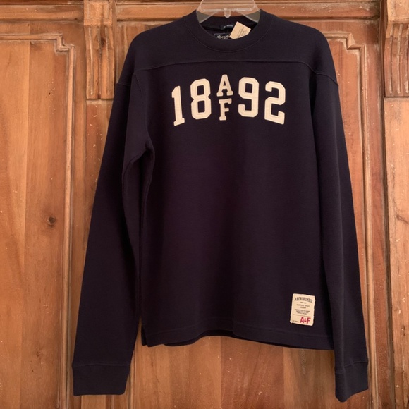 Vintage Abercrombie & Fitch Muscle Men’s Muscle Cotton Sweater Size Medium - Picture 1 of 12